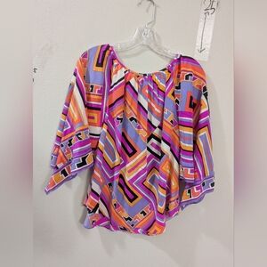 Alice & Trixie Colorful Geometric Blouse